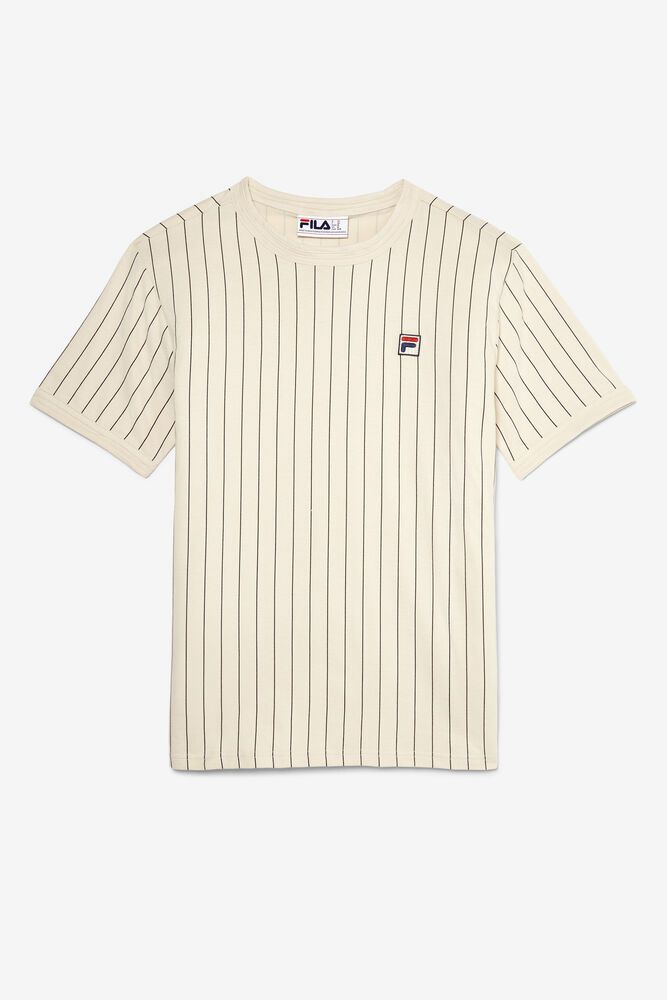 Fila Guillo T-Shirt Beige - Mens - 05128CAKJ